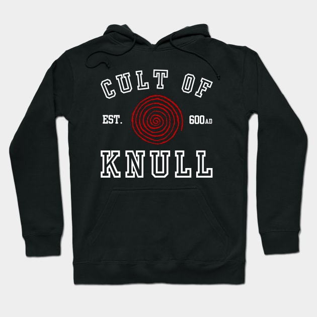 Cult Of Knull (white) Hoodie by iSymbiote